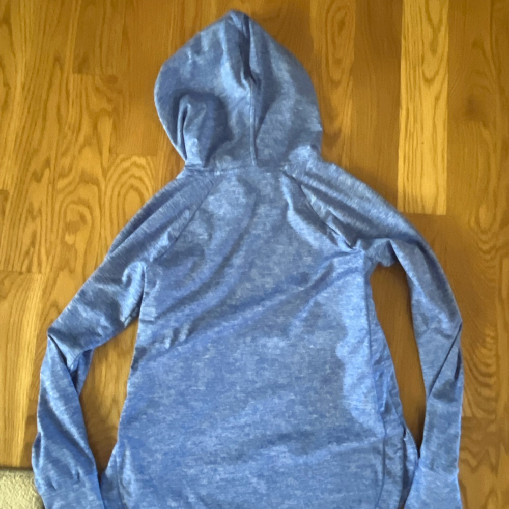 Athleta Uptempo Blue Hoodie Sweatshirt, women’s XS - Picture 5 of 5
